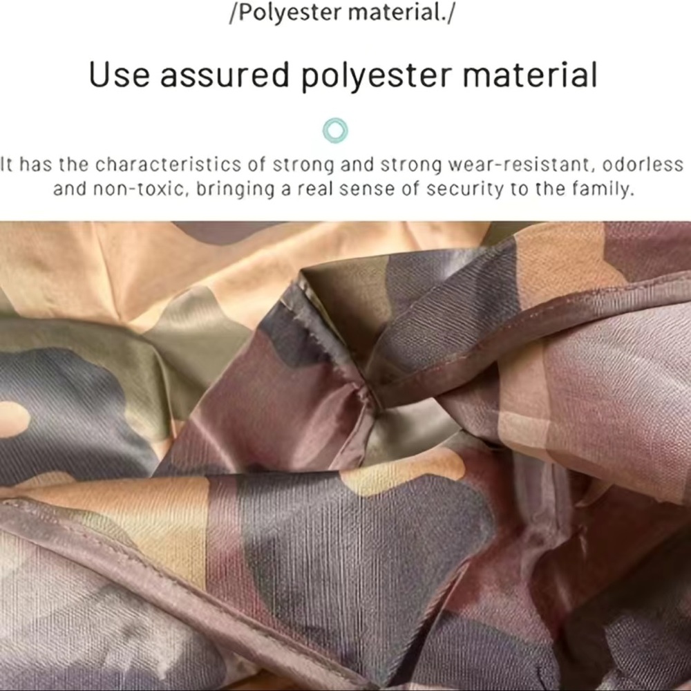New Camouflage Unisex Large Capacity Polyester Light Foldable Casual Tote Bag - Picture 8 of 16
